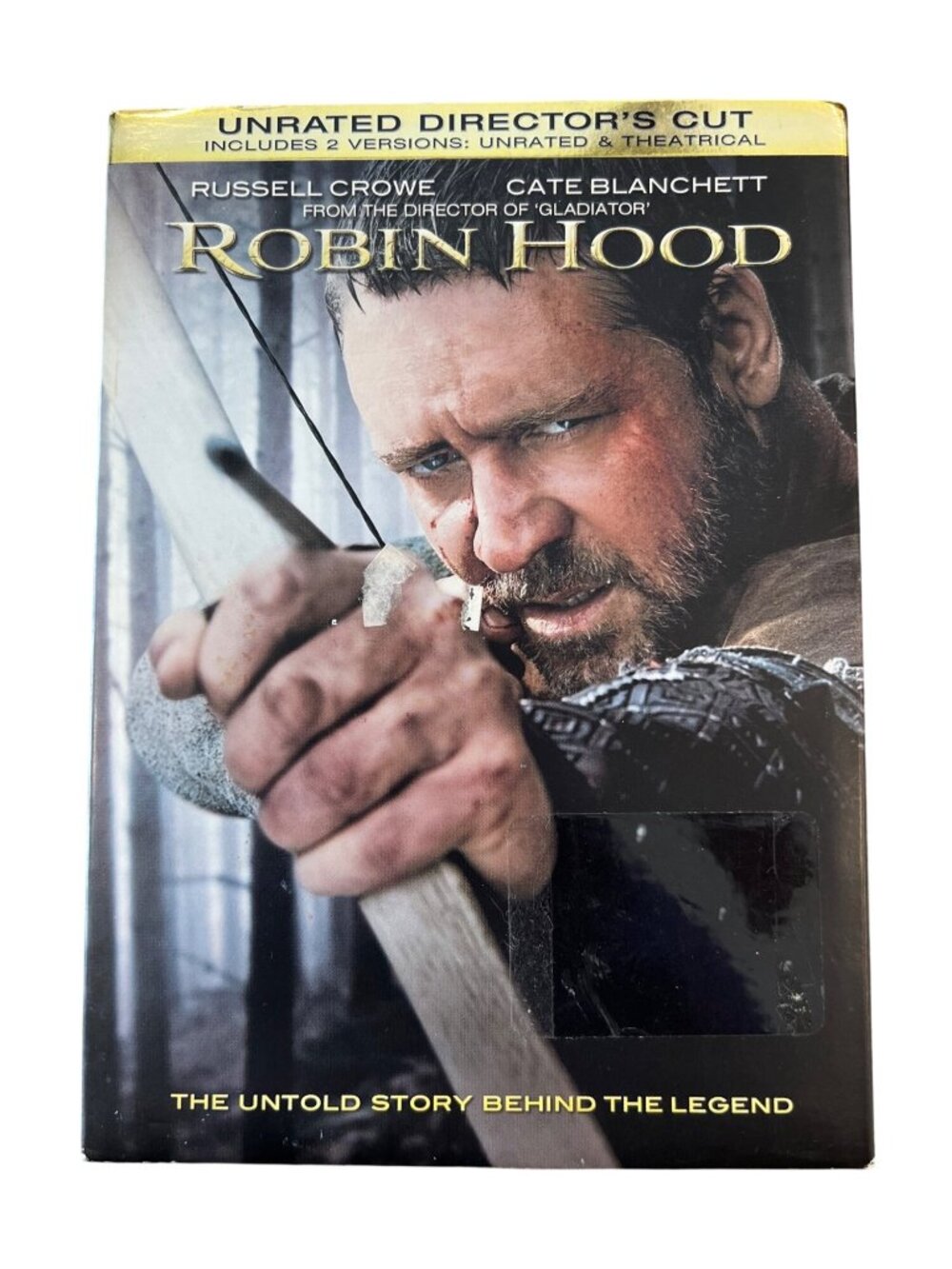 Robin Hood 2010 Movie DVD Unrated Directors Cut Russell Crowe Cate Blanchett